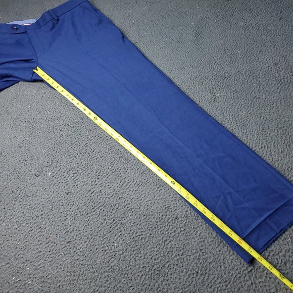 Tommy Hilfiger Wool Blend Dress Pants Mens Size 42R x34 Blue - Picture 5 of 7
